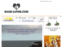 Tablet Screenshot of book-lover.com