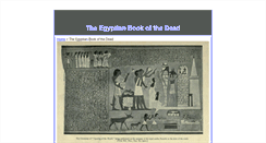 Desktop Screenshot of egyptianbookofthedead.book-lover.com