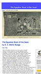 Mobile Screenshot of egyptianbookofthedead.book-lover.com