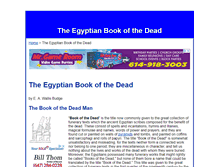 Tablet Screenshot of bookofthedead.book-lover.com